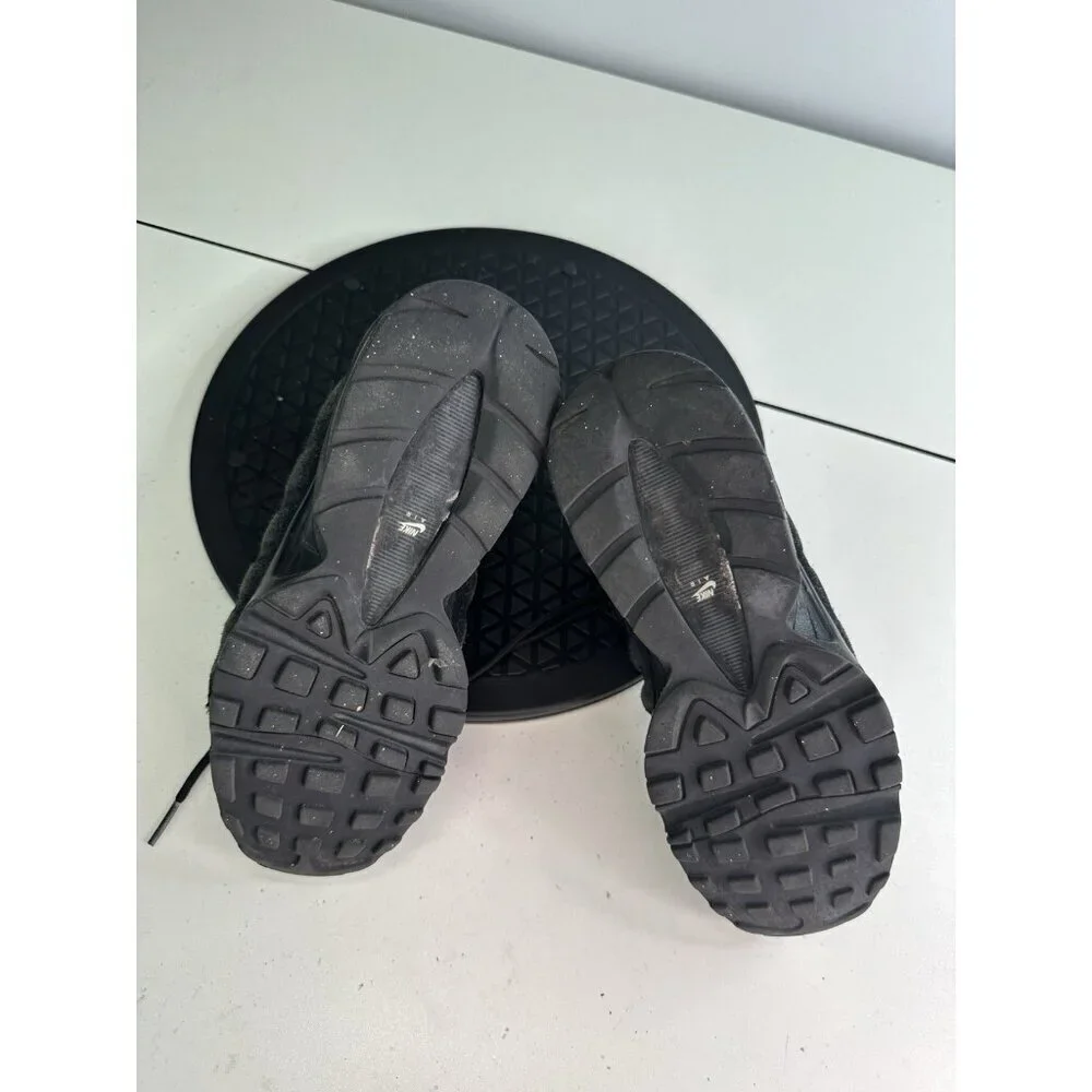 Nike Air Max 95 Youth 3.5Y Shoes Triple Black 307565-055 Sneakers